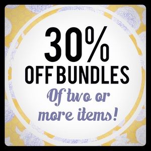 30% off when you get 2 or more items!!!